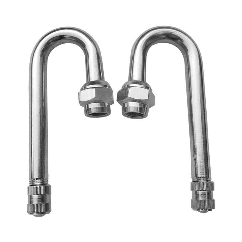 U-shaped valve extension tube for tires, car, truck, and bus, elbow valve, extended valve extension rod