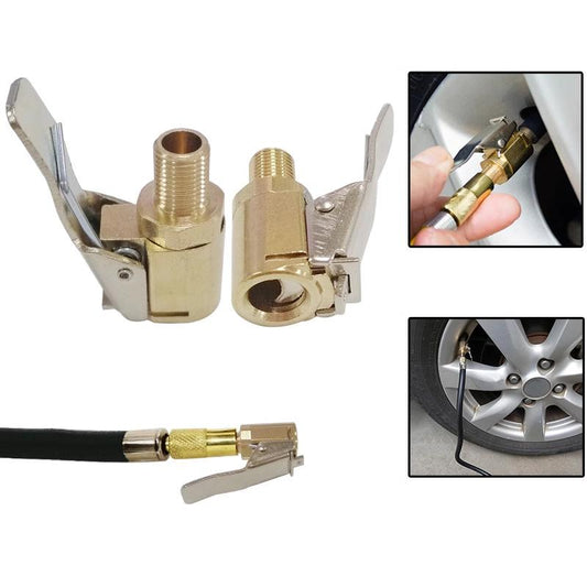 Quick Inflation Chuck for Automotive Tires, American-style Tire Valve, Copper Valve Adapter, Tire Valve Accessories