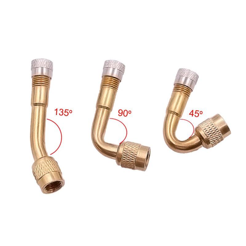 Multifunctional Extension Nozzle for Inflation Valve, Bicycle Pump Nozzle, Elbow Double Inner Tire Valve Stem Extension Tube, Special Inflation Nozzle