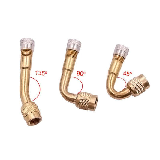 Multifunctional Extension Nozzle for Inflation Valve, Bicycle Pump Nozzle, Elbow Double Inner Tire Valve Stem Extension Tube, Special Inflation Nozzle