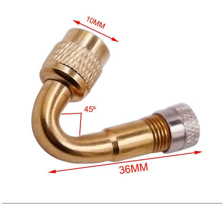 Multifunctional Extension Nozzle for Inflation Valve, Bicycle Pump Nozzle, Elbow Double Inner Tire Valve Stem Extension Tube, Special Inflation Nozzle