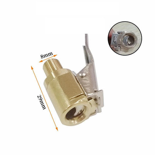 Quick Inflation Chuck for Automotive Tires, American-style Tire Valve, Copper Valve Adapter, Tire Valve Accessories