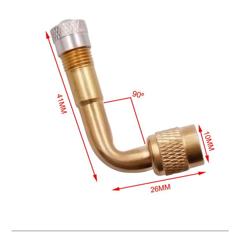 Multifunctional Extension Nozzle for Inflation Valve, Bicycle Pump Nozzle, Elbow Double Inner Tire Valve Stem Extension Tube, Special Inflation Nozzle