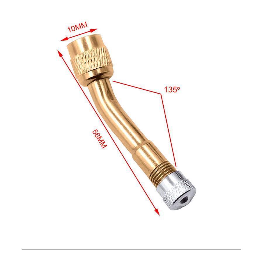 Multifunctional Extension Nozzle for Inflation Valve, Bicycle Pump Nozzle, Elbow Double Inner Tire Valve Stem Extension Tube, Special Inflation Nozzle