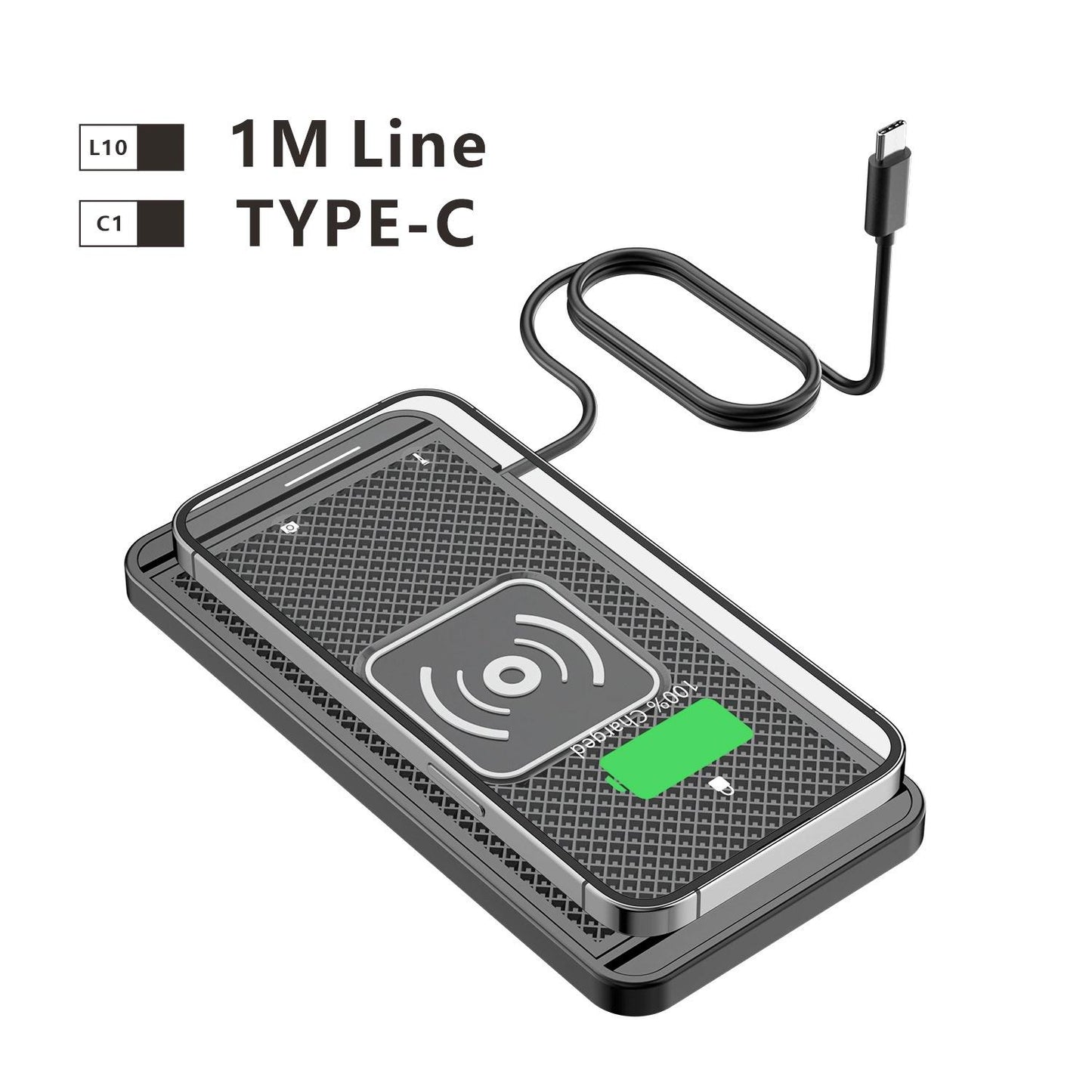 Vehicle-mounted Wireless Charger Modification with Added Cuttable Function Applicable to Mercedes-Benz, BMW, Audi, Toyota, Honda, Volkswagen, and Apple